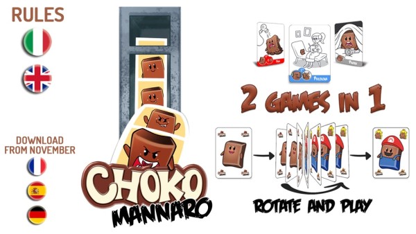 Il banner principale di Chokommanaro. Ci spiega come usare i Choko per giocare ChokoMasquerade