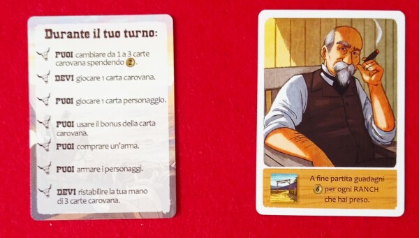 La carta Boss da un lato rappresenta un riassunto del turno, dall'altra un obiettivo segreto per il singolo giocatore