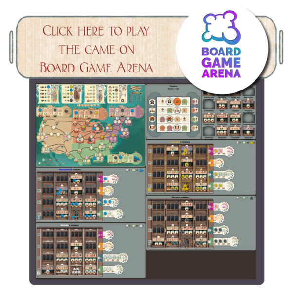 Carnegie su Board Game Arena: buona idea condividerla la versione digitale su questa piattaforma